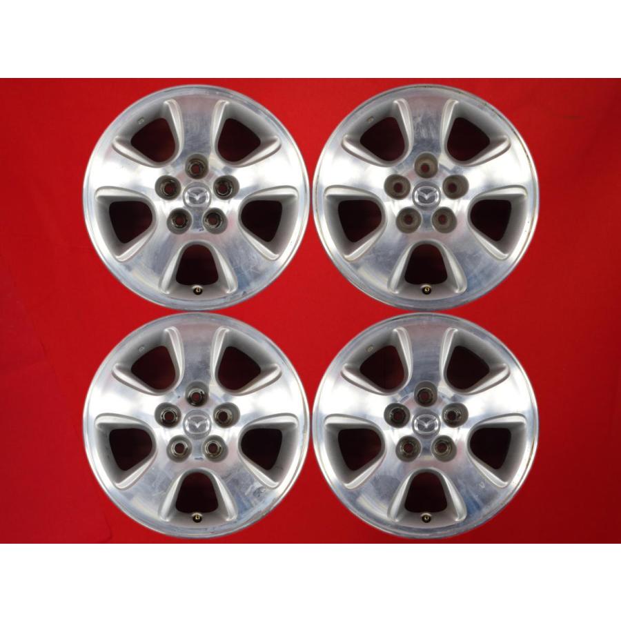 激安 4本セット】マツダ トリビュート 純正 5スポーク アルミホイール