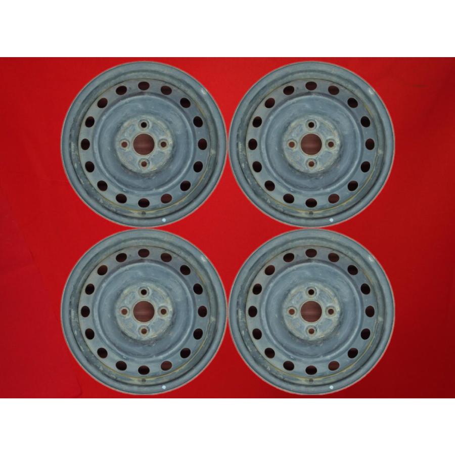 激安 4本セット】トヨタ iQ 純正 スチールホイール 鉄ホイール 鉄チン