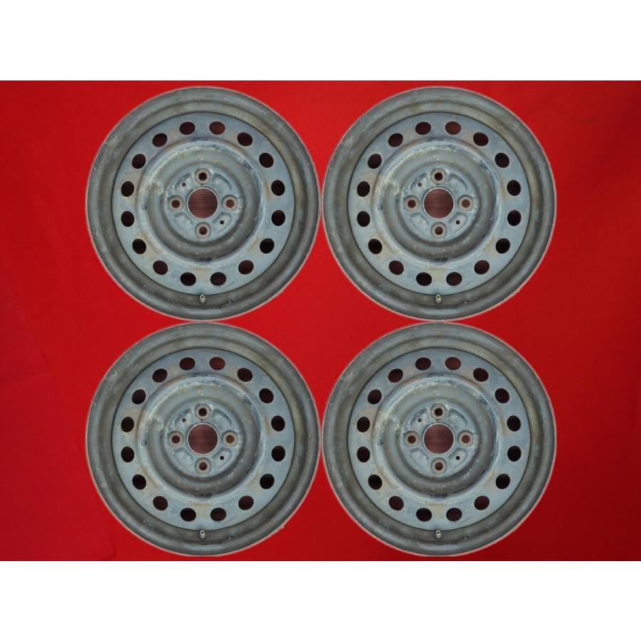 激安 4本セット】トヨタ イスト 60系 純正 スチール 鉄ホイール 鉄チン