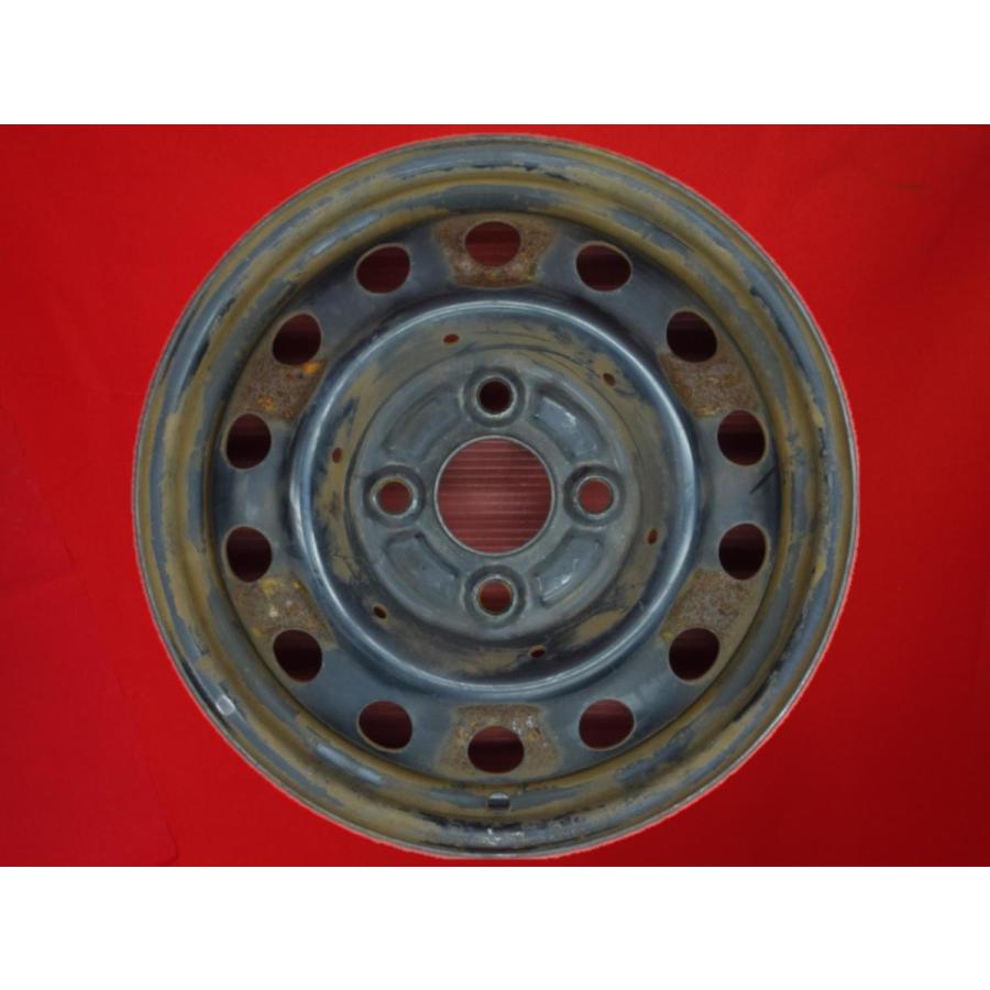 激安 単品1本】三菱eKワゴン 日産オッティ 純正 スチール 鉄ホイール