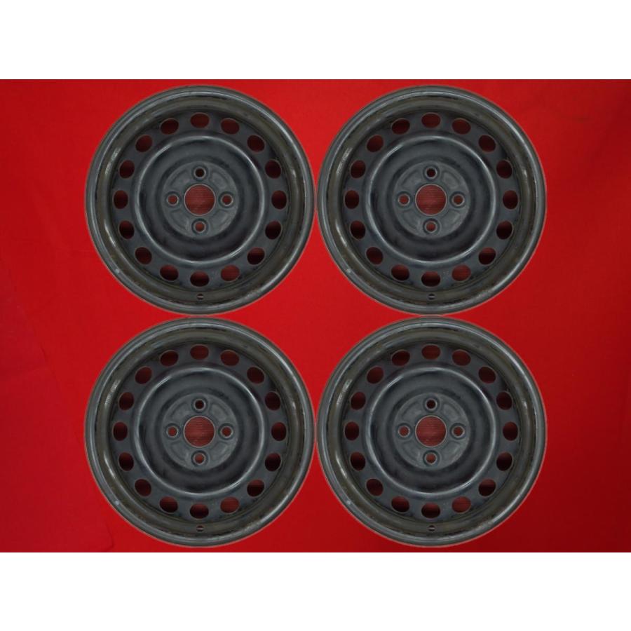 激安 4本セット】トヨタ アクア NHP10 純正 P6 スチールホイール 鉄