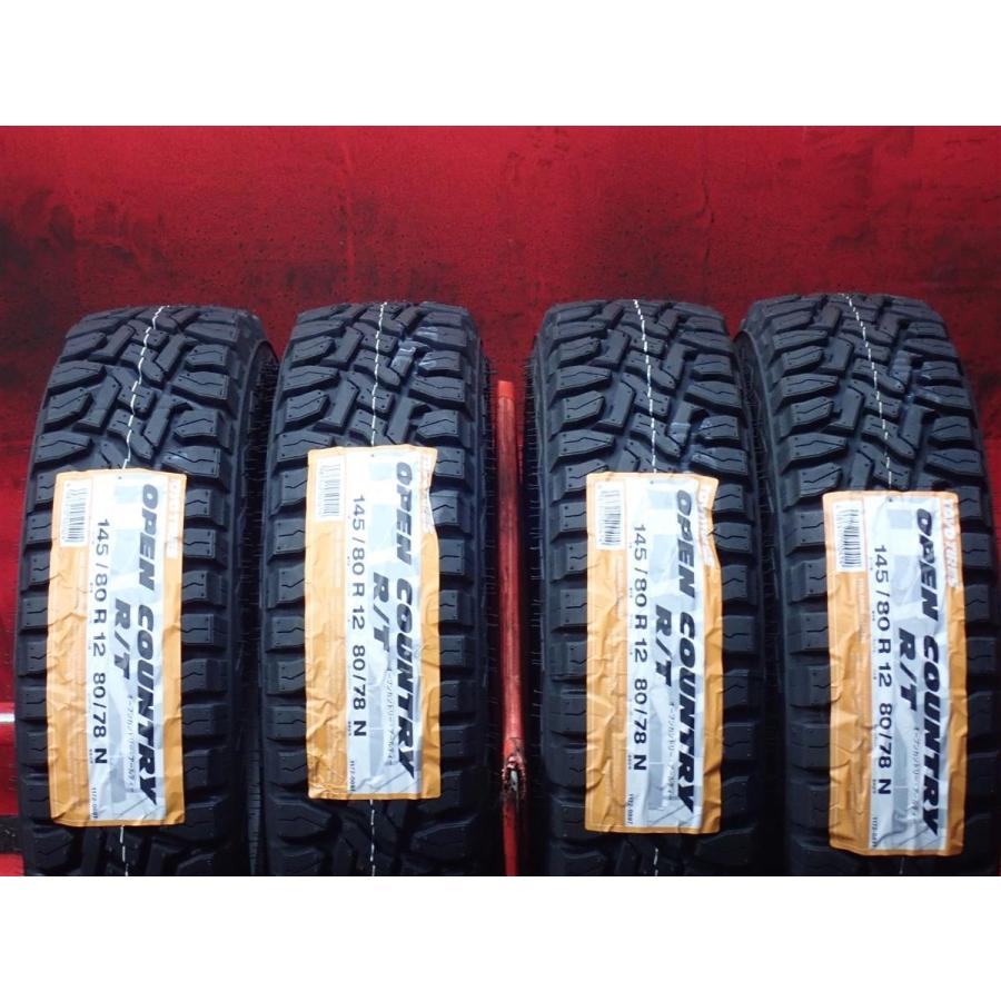新品未使用】タイヤ 4本セット [トーヨー オープンカントリーR/T 145