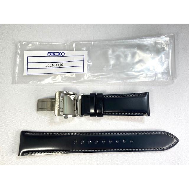 L0LA011J0 SEIKO プレザージュ 20mm 純正革ベルトバックル付 馬皮革