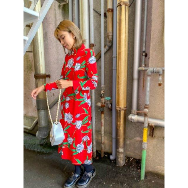 ワンピース レディース レトロ 古着 60年代 70年代 花柄 昭和レトロ