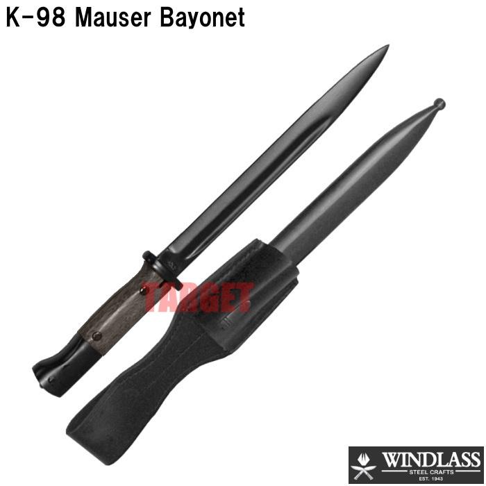 ☆【2024年4月23日発売】WINDLASS モーゼル Kar98用銃剣 ブラック
