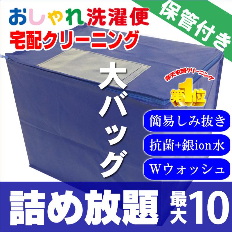タカケンクリーニング クリーニング 宅配 保管 詰め放題 10点まで 最大