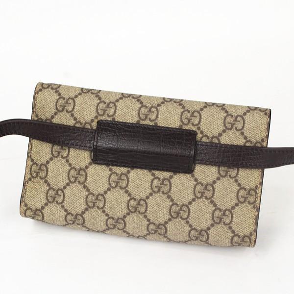 GUCCI（グッチ） 【美品】GUCCI 137376 GGスプリーム ウェストポーチ