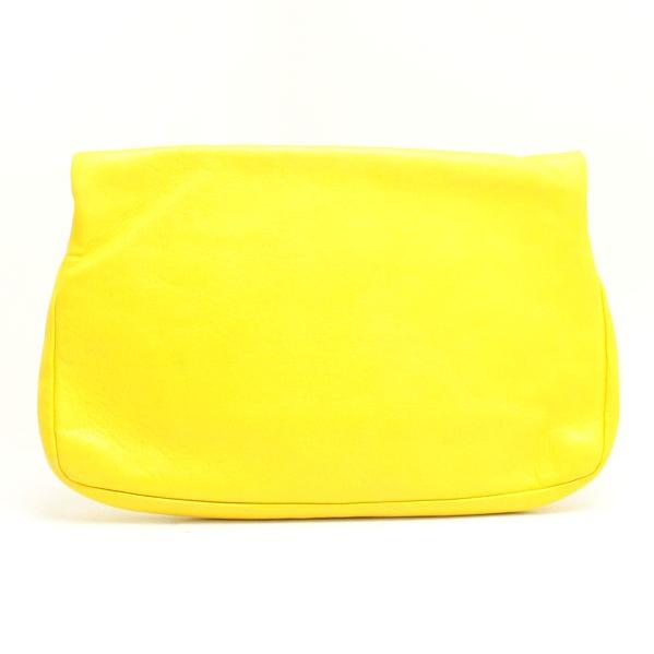 JIMMY CHOO（ジミーチュウ） クラッチバッグ レザー イエロー 星