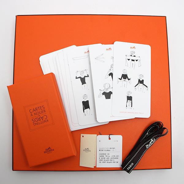 HERMES（エルメス） 【箱付き】HERMES スカーフ カレ90 LES LEOPARDS