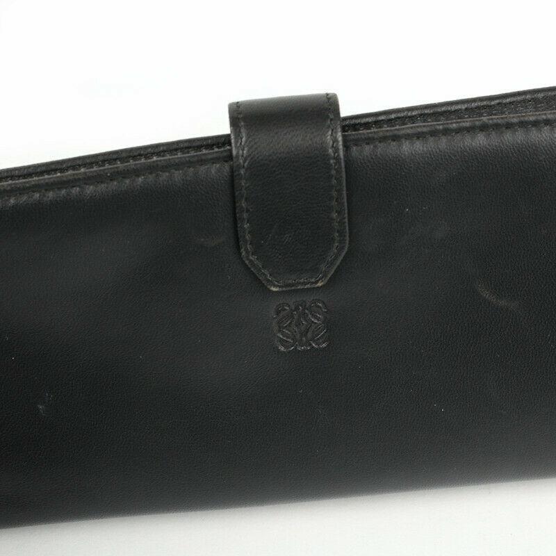 LOEWE（ロエベ） 長財布 黒 ナッパレザー シープスキン LOEWE 81303