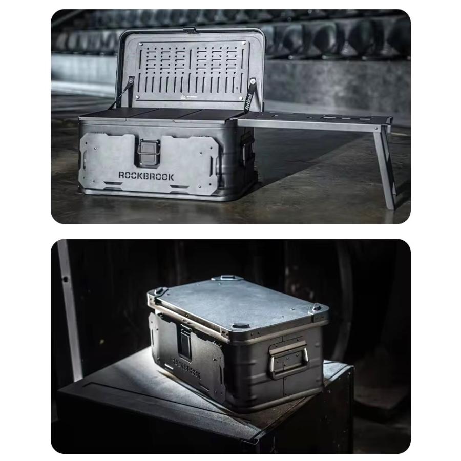 アルミ コンテナ ボックス 30L カスタムベース フルセット Rockbrook