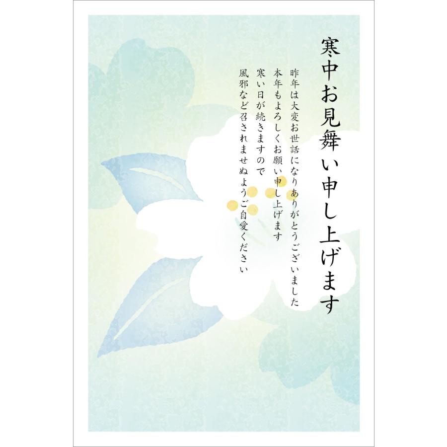 官製 10枚 寒中見舞いはがき 椿 no.840 85円切手付官製はがき/裏面印刷