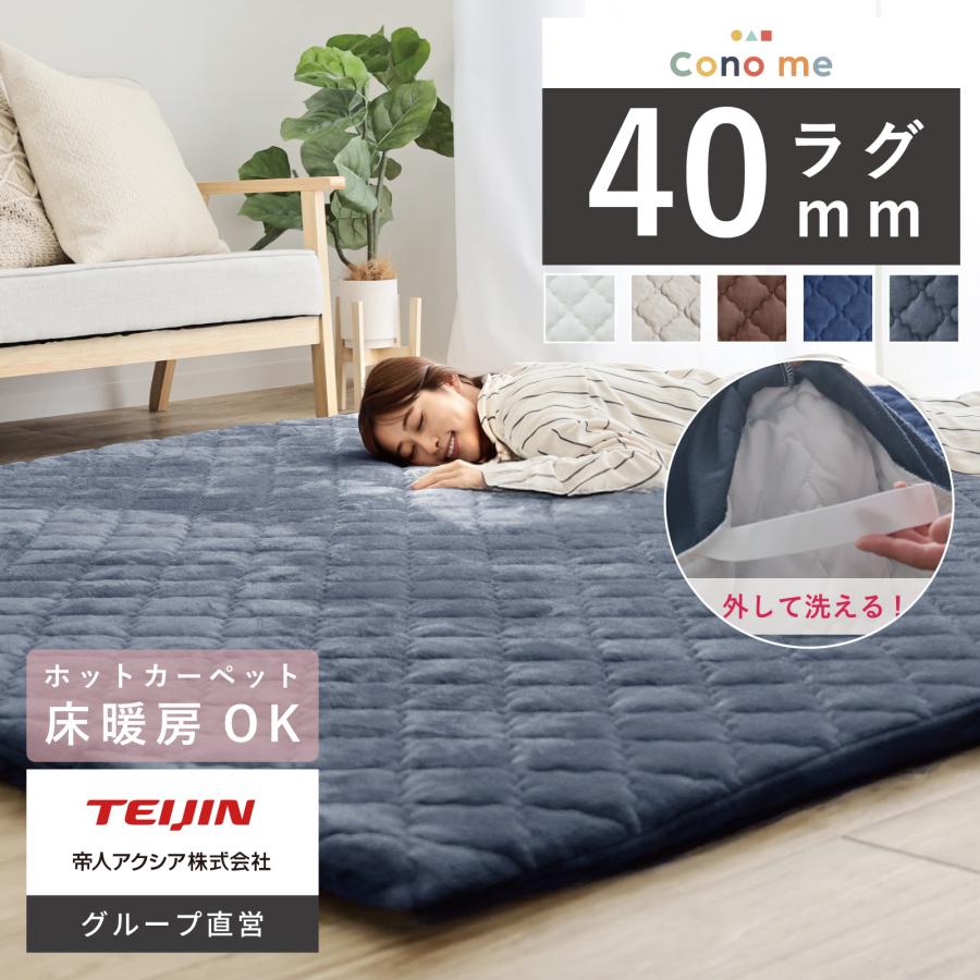 ☆新バージョン販売開始☆ 極厚ラグ 200×250cm マット テイジン 公式