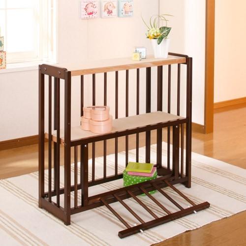 ミニふとん付き キンタロー 収納付きベビーベッド ミニ 2WAYパルクII