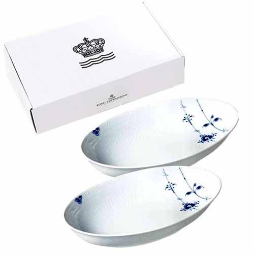 ブルーパルメッテ 食器 オーバル皿27cm 北欧 ペア ロイヤル