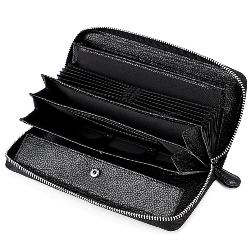 長財布 メンズ 本革 高級牛革使用 ラウンドファスナー 型 送料無料 多