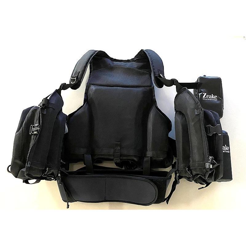 Zeake ジーク フローティングゲームベスト ブラック : TIPSヤフー