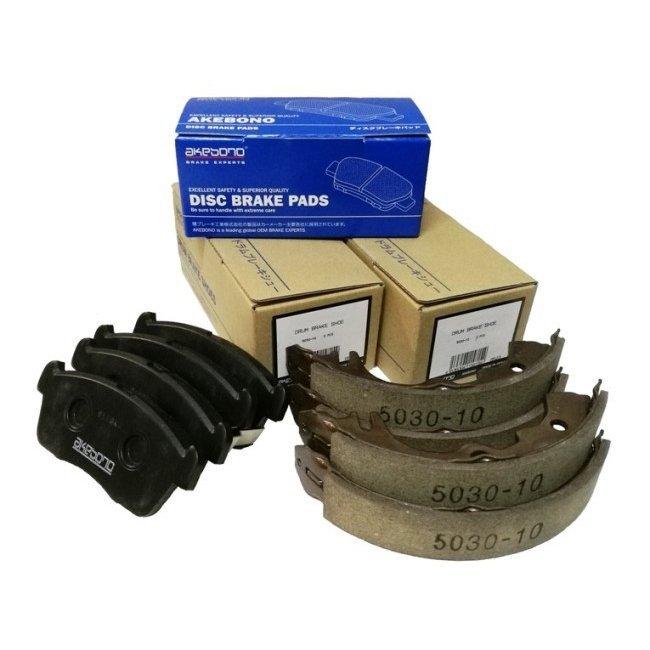 前後ブレーキセット (フロントパッド,リアブレーキシュー) N-BOX エヌ