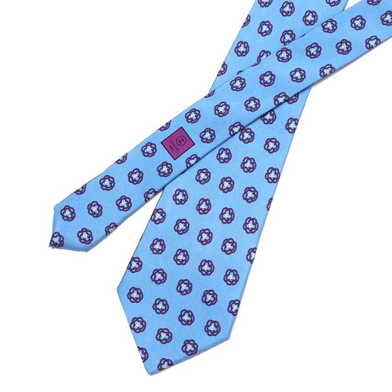 CHANEL（シャネル） □美品□CHANEL ネクタイ プリントタイ 幅9cm CC