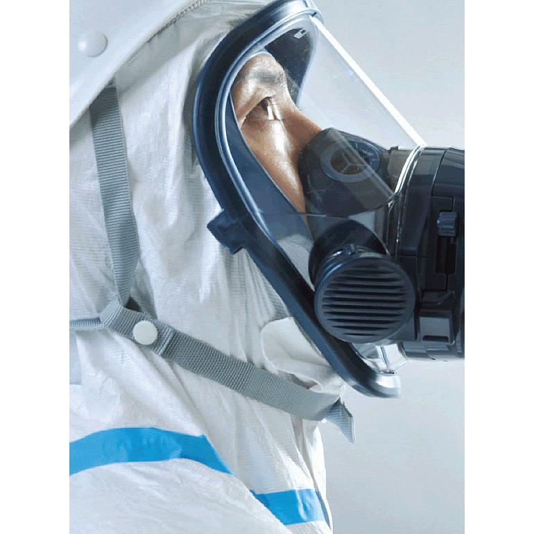 興研 防毒用電動ファン付マスク BL-711HG 防じん 両方対応 電池・充電