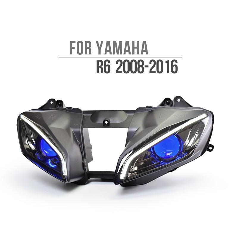 YAMAHA YZF-R6 08-16年 カスタムヘッドライトキット Full LED V3