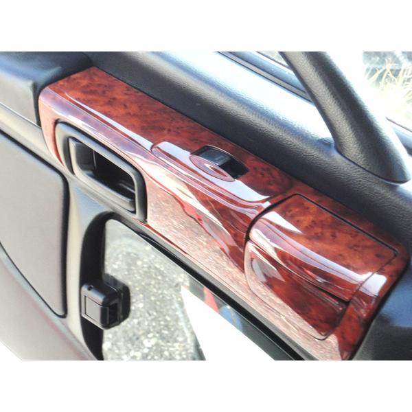 日野自動車 レンジャープロ インテリアパネル 12P 茶木目調 貼付タイプ