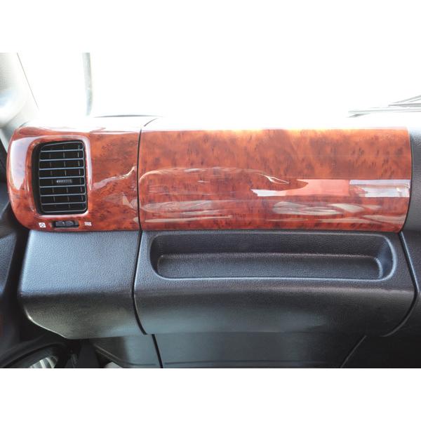 日野自動車 レンジャープロ インテリアパネル 12P 茶木目調 貼付タイプ