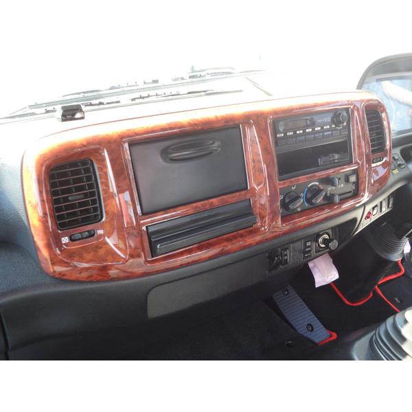 日野自動車 レンジャープロ インテリアパネル 12P 茶木目調 貼付タイプ