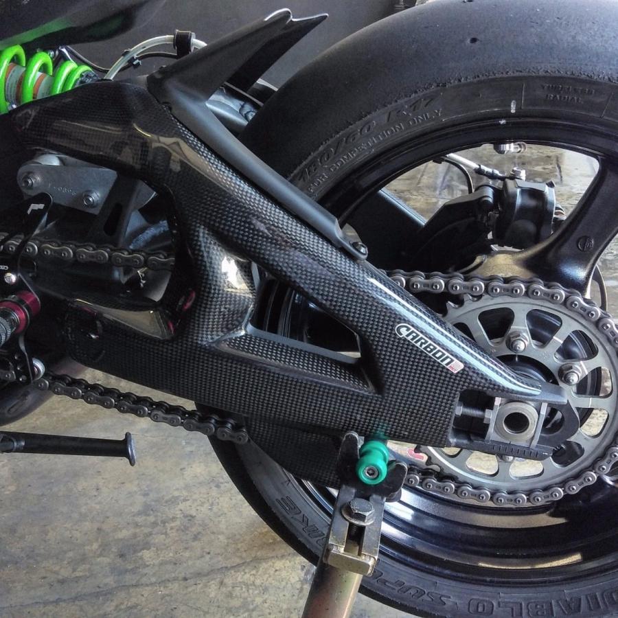 Kawasaki ZX-10R 16-22年 カーボンスイングアームカバー : 輸入パーツ