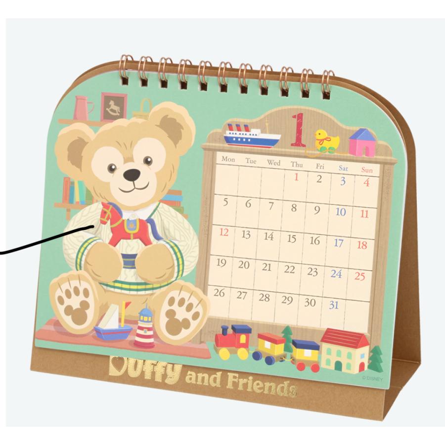 ダッフィー ＆フレンズ 2026 卓上カレンダー 東京ディズニーシー限定