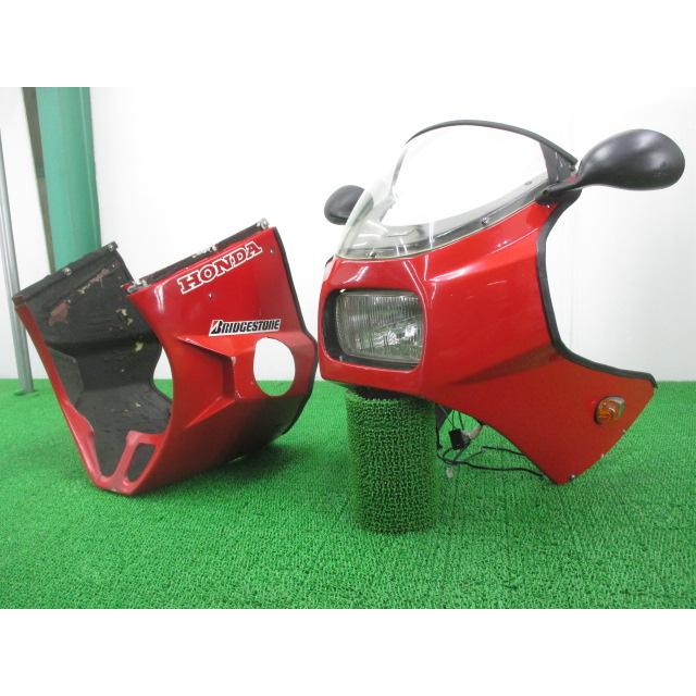CBX400F カウルセット 赤 社外 中古 バイク 部品 CBX550F インテグラ