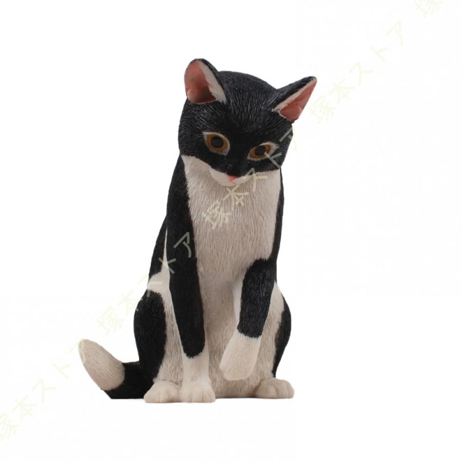 猫の置物 オーナメント ネコ 可愛い キャット ガーデンオブジェ ねこの