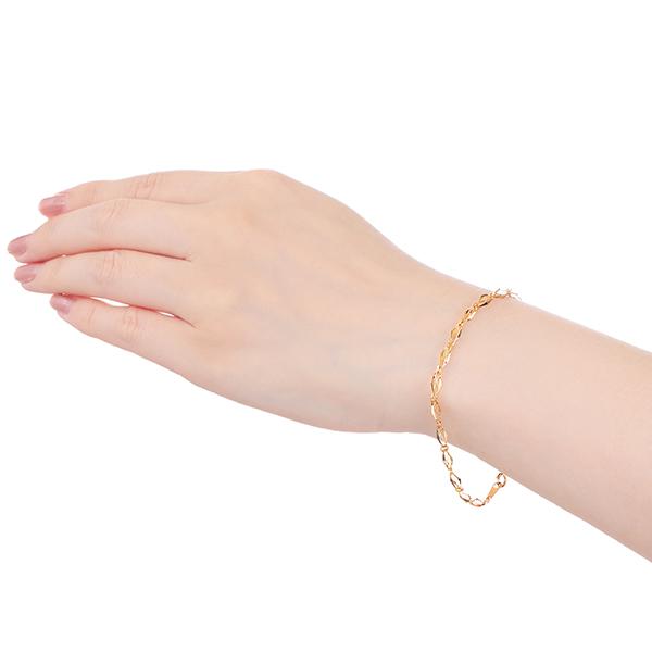 ジュエリーツツミ K18イエローゴールドブレスレット : ジュエリー