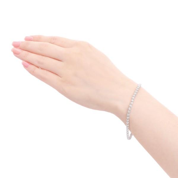 ジュエリーツツミ プラチナダイヤモンドブレスレット : ジュエリー