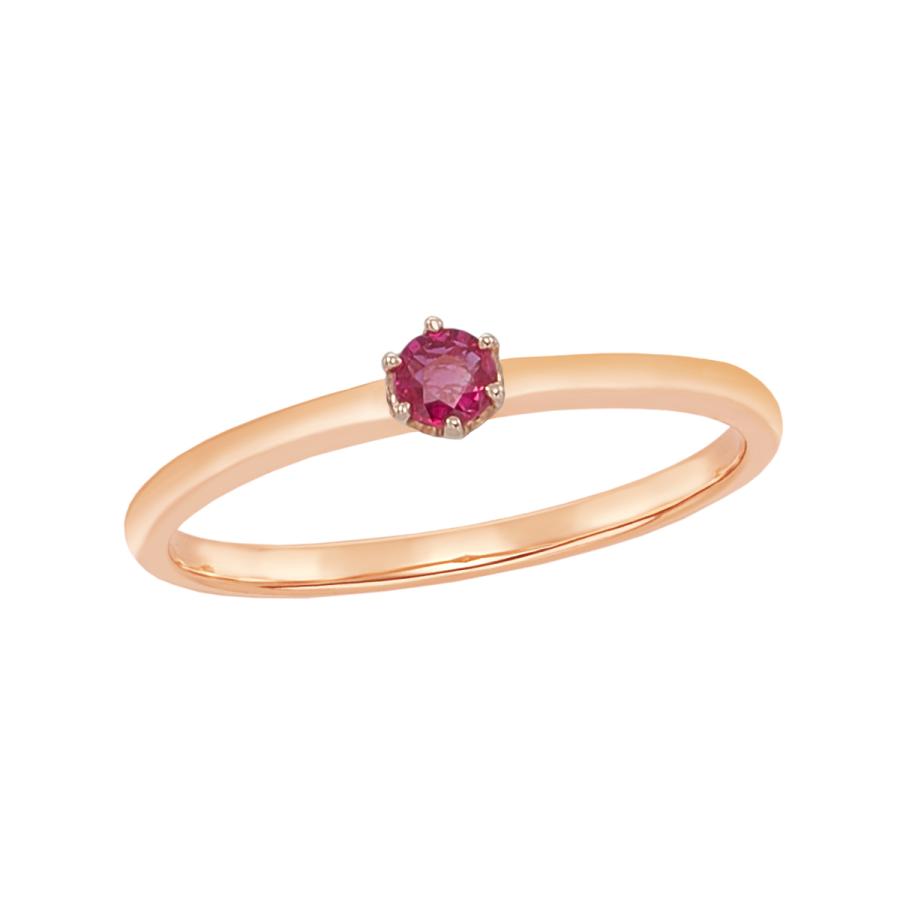 ジュエリーツツミ K10ピンクゴールドルビーリング : ジュエリーツツミ