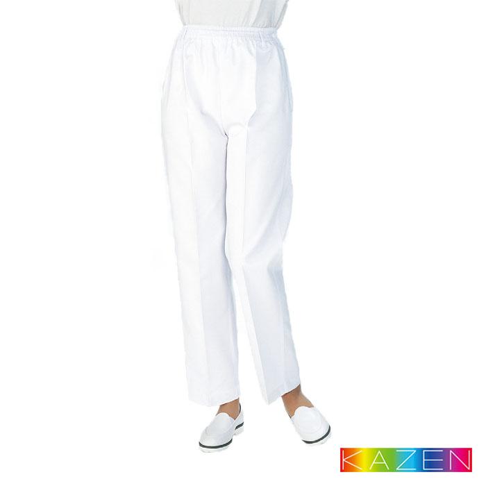 KAZEN（カゼン） 810-40 レディストレパン ホワイト 女性 8〜18号 総