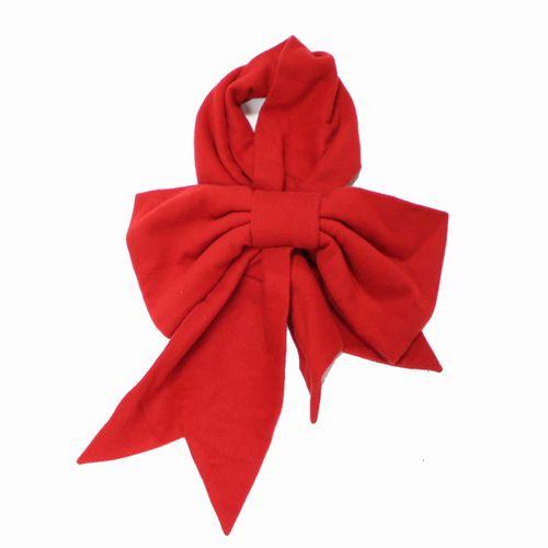 HEIHEI ヘイヘイ リボンマフラー レッド : unstitch Yahoo!店 - 通販