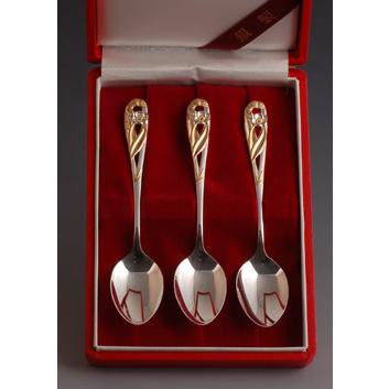 銀食器カトラリー「松竹梅」3本セット・銀製品・ : 銀食器・銀製器の