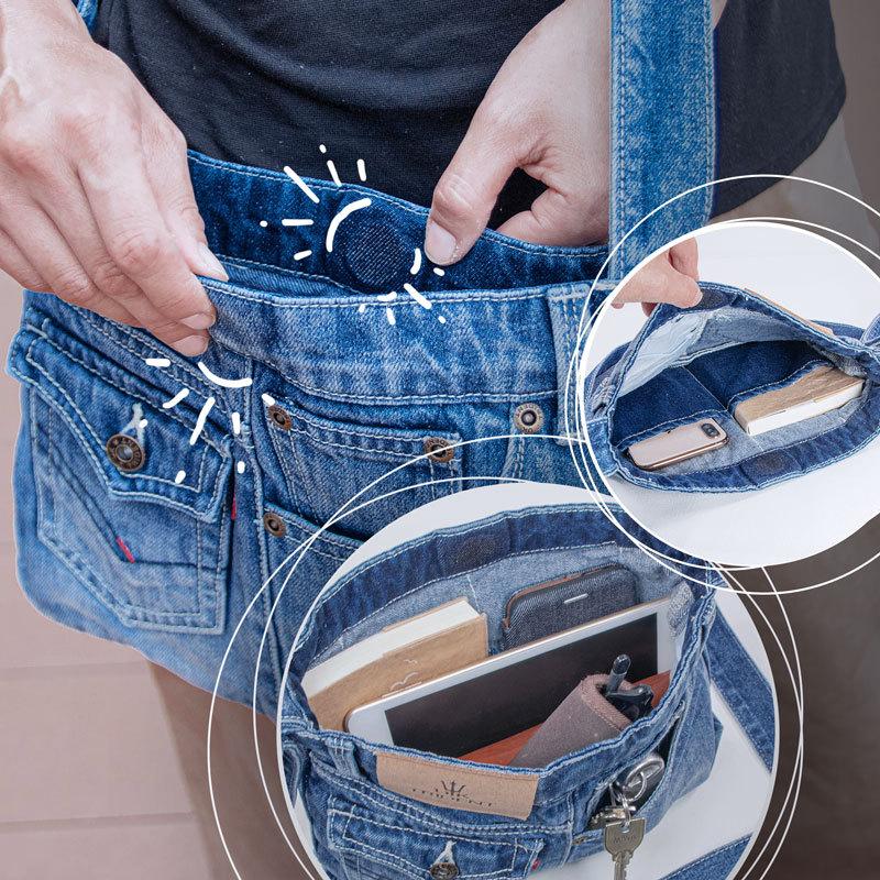 送料無料】UK Trident デニム サコッシュ レディース サコッシュバッグ