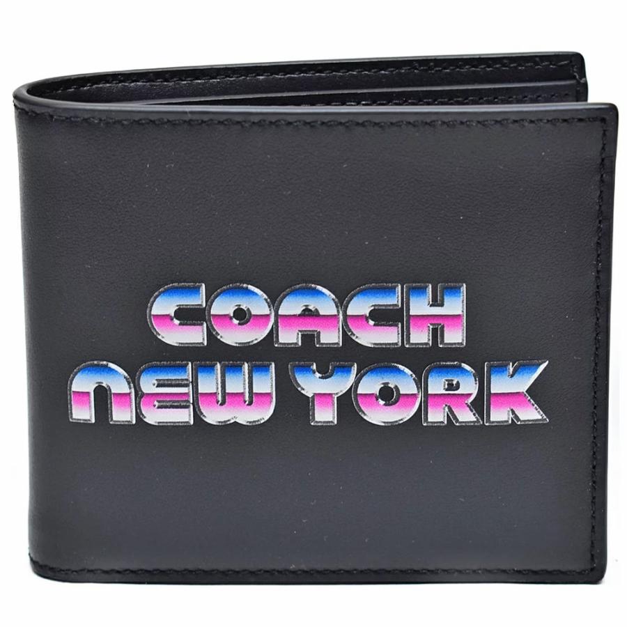 COACH（コーチ） 財布 折財布 メンズ C3412 FC3412 QB/BK 80'S