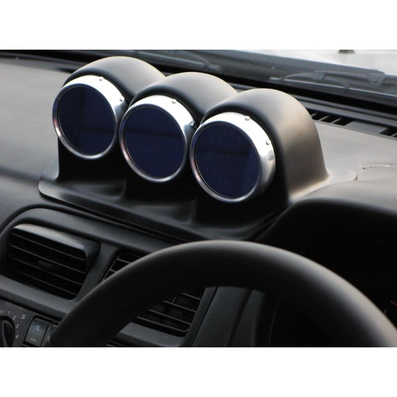 S14 シルビア 3連メーターパネル メーターフード 追加メーター FRP