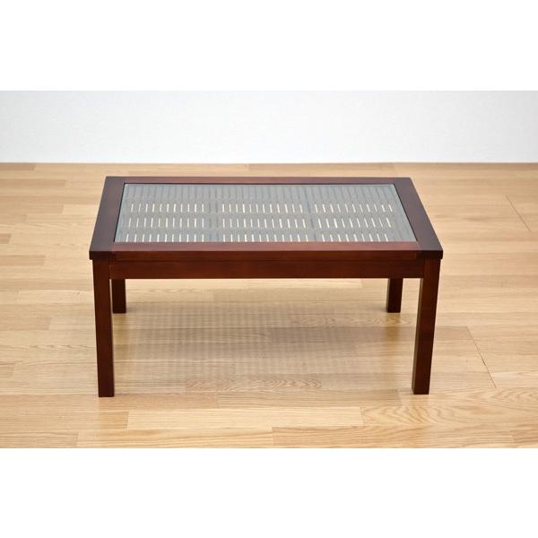 センターガラステーブル アジアンテイスト 竹製 バンブー : うさぎ屋