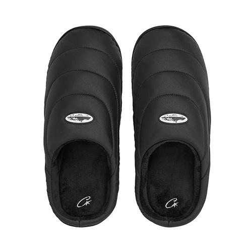CORTEIZ CRIB CREP SLIDES スライド サンダル 【BLACK