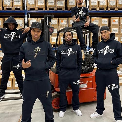 NOFS X TRAPSTAR COLLABO HOODIE 【BLACK】 コラボ フーディー