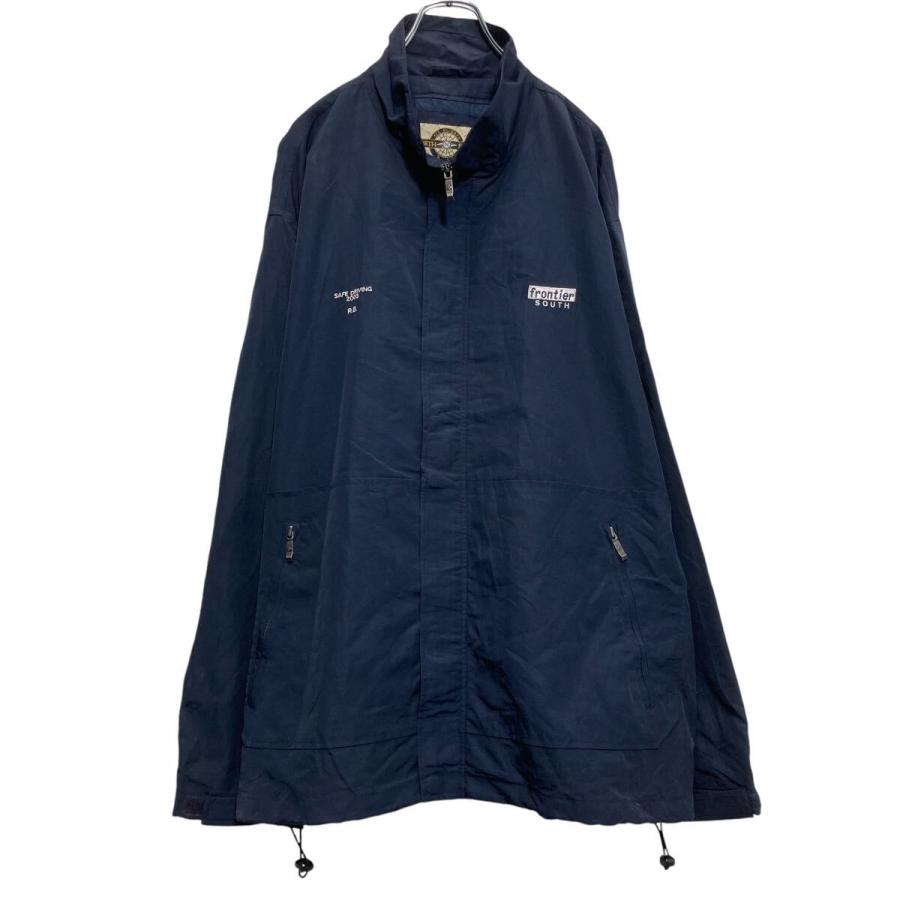 NORTH END ナイロン ジャケット XXL ブラック ビッグサイズ フルジップ