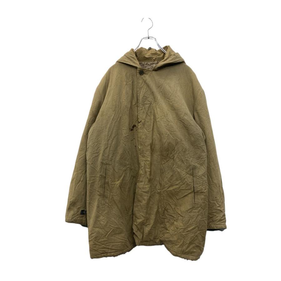 ユーロロングコート Mサイズ位 ボアライナー カーキ 古着卸 アメリカ仕