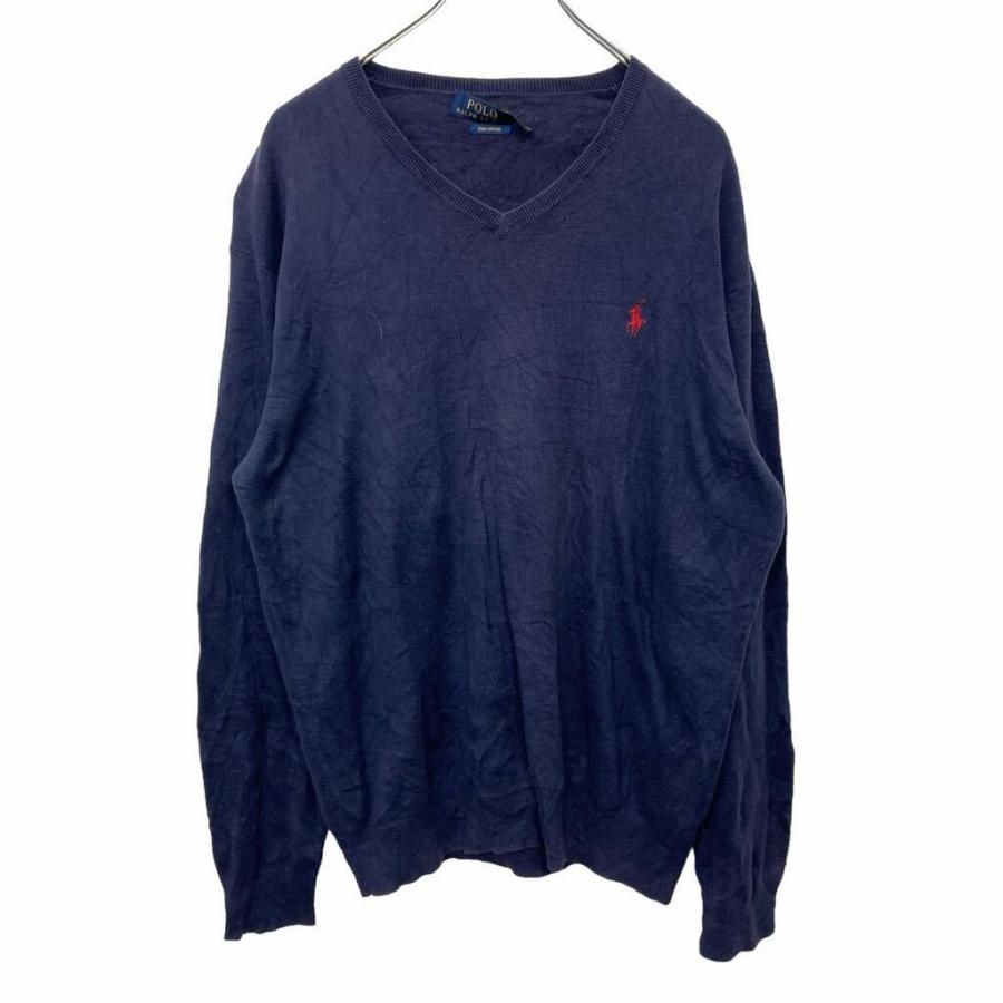 POLO RALPHLAUREN 刺繍 スウェット トレーナー Lサイズ ポロラルフ