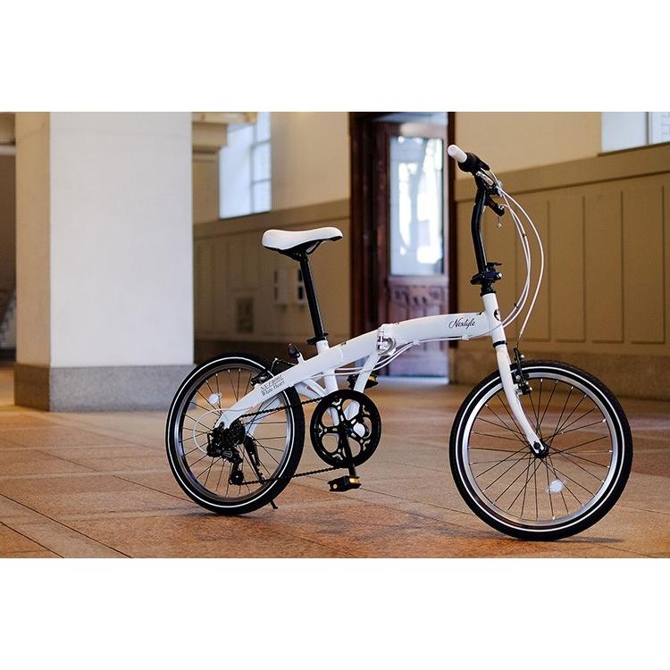 NEXTYLE 折りたたみ自転車 折り畳み 20インチ シマノ6段変速 52Tギア