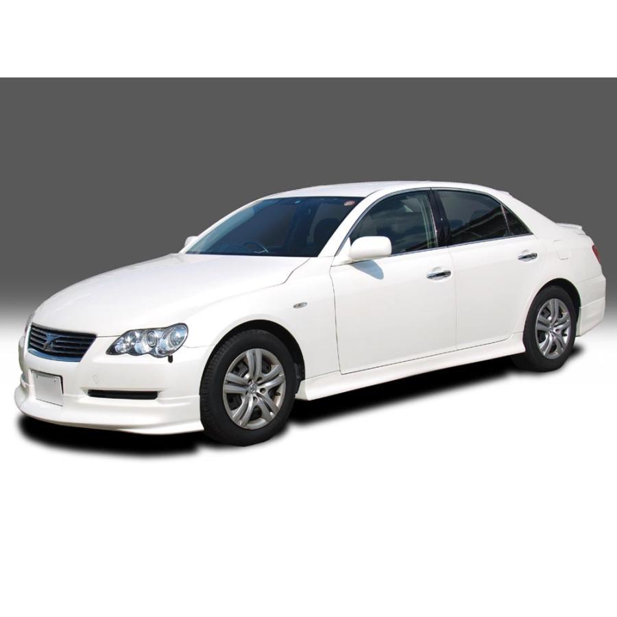 120系 マークX フロントスポイラー + サイドステップ リアハーフ