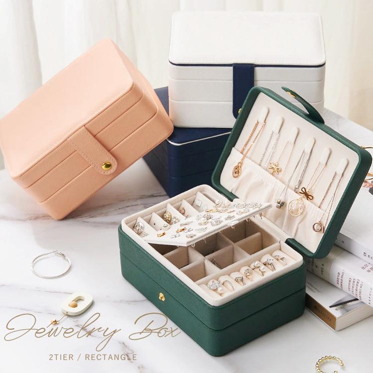 VitaFelice（ヴィータフェリーチェ） ジュエリーボックス 大容量 二段